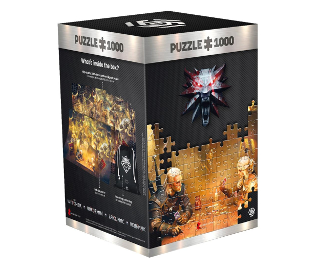 CD PROJEKT RED Wiedzmin Puzzle Gwint 1000 - 586045 - zdjęcie